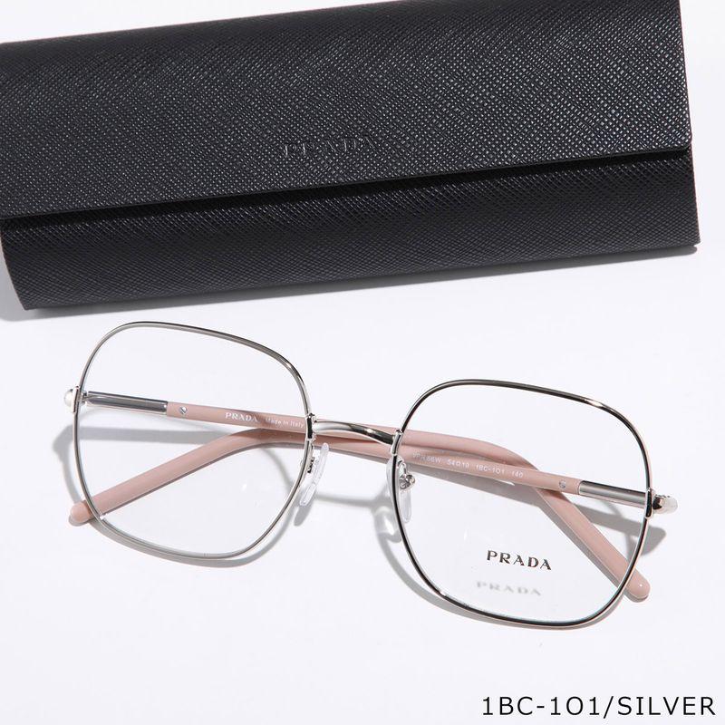 PRADA（プラダ） メガネ VPR 56W レディース スクエア型 メタル