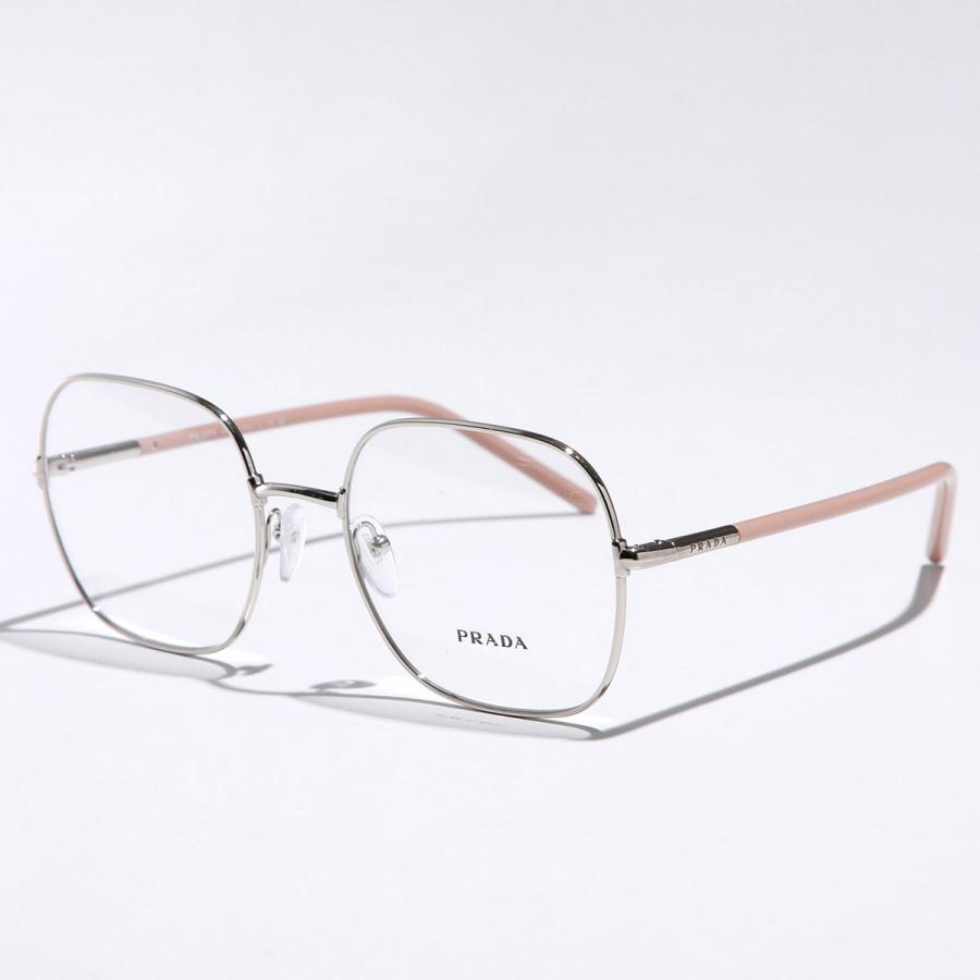 PRADA（プラダ） メガネ VPR 56W レディース スクエア型 メタル