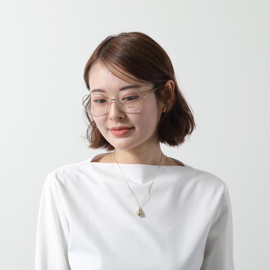 PRADA（プラダ） メガネ VPR 56W レディース スクエア型 メタル