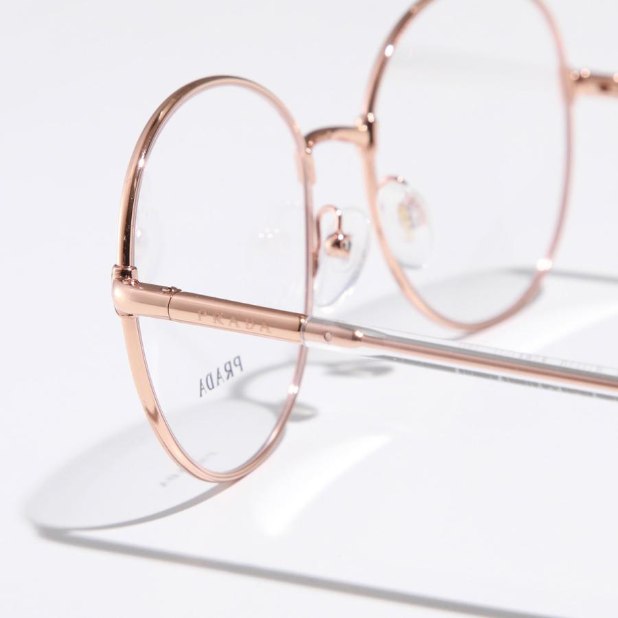 PRADA（プラダ） メガネ VPR 55W レディース ラウンド型 細フレーム