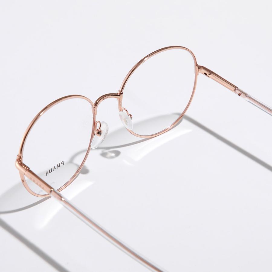 PRADA（プラダ） メガネ VPR 55W レディース ラウンド型 細フレーム