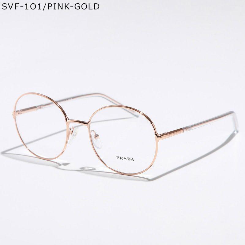 PRADA（プラダ） メガネ VPR 55W レディース ラウンド型 細フレーム