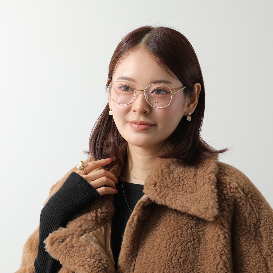 PRADA（プラダ） メガネ VPR 55W レディース ラウンド型 細フレーム
