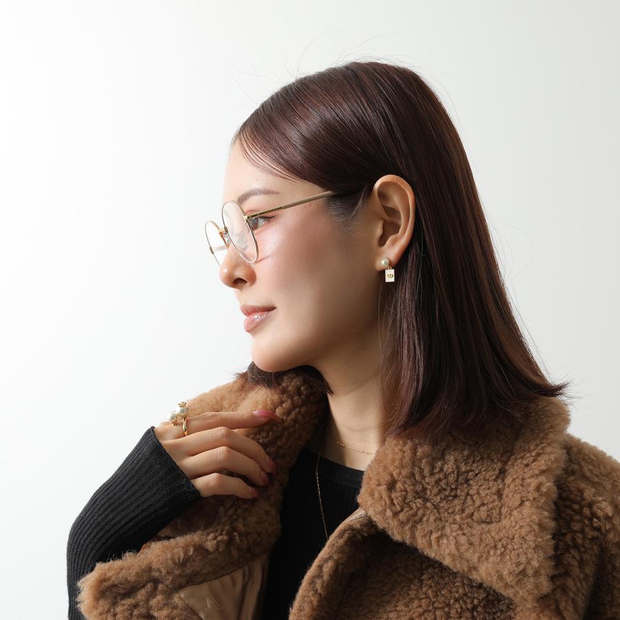 PRADA（プラダ） メガネ VPR 55W レディース ラウンド型 細フレーム