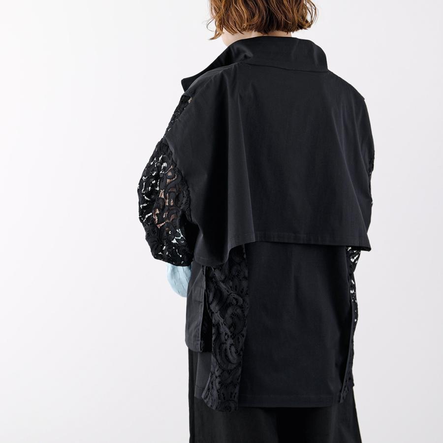 極美品　GIVENCHY ブラック レース シャツ　ジャケット　ブルゾン Givenchy シャツジャケット | ブラック | FARFETCH JP