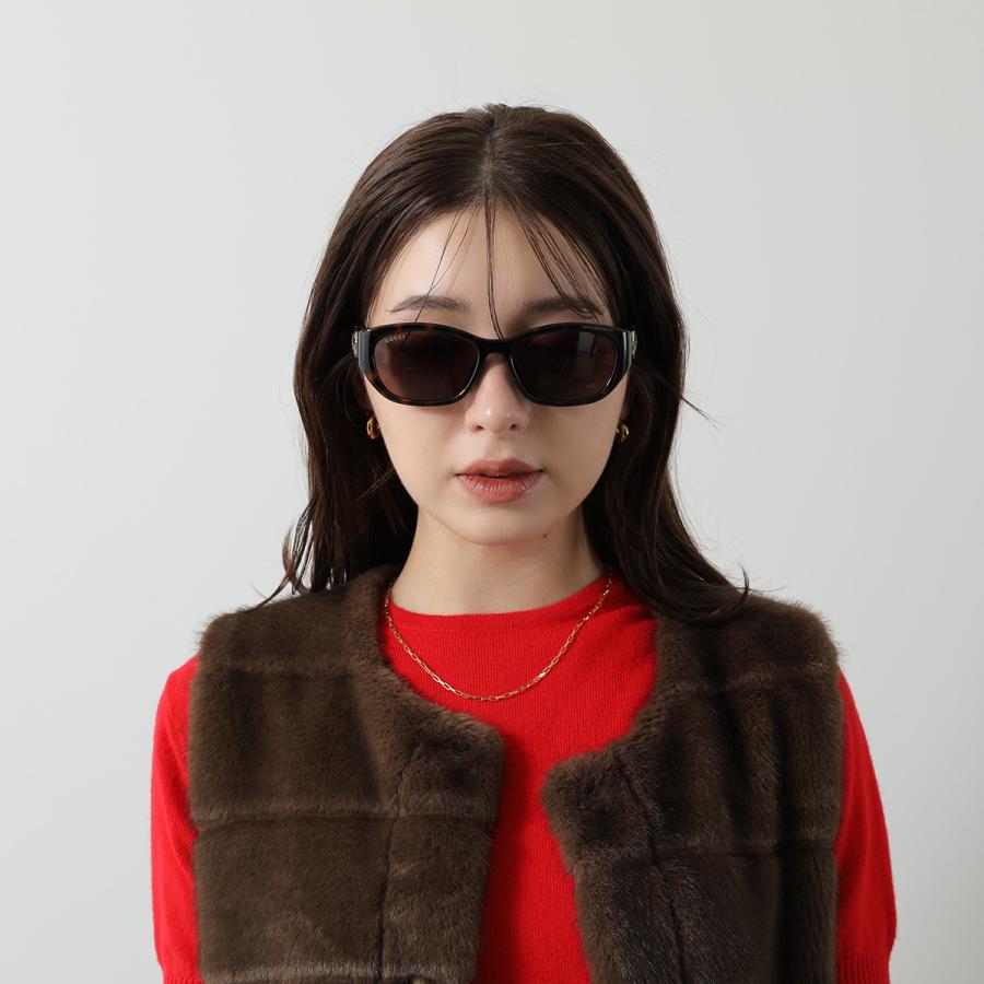GUCCI（グッチ） サングラス GG1826SK レディース スクエア型 ダブルG