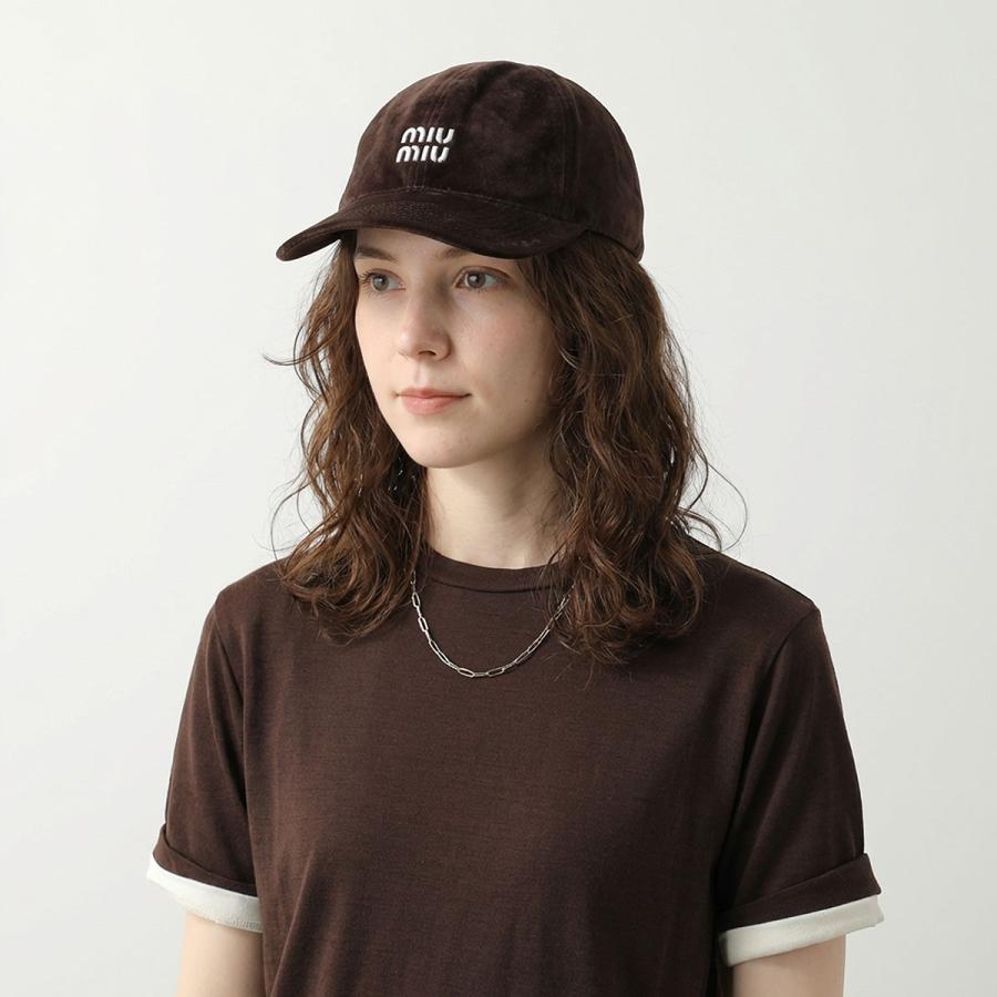 miu miu（ミュウミュウ） ベースボールキャップ 5HC369 2CUA