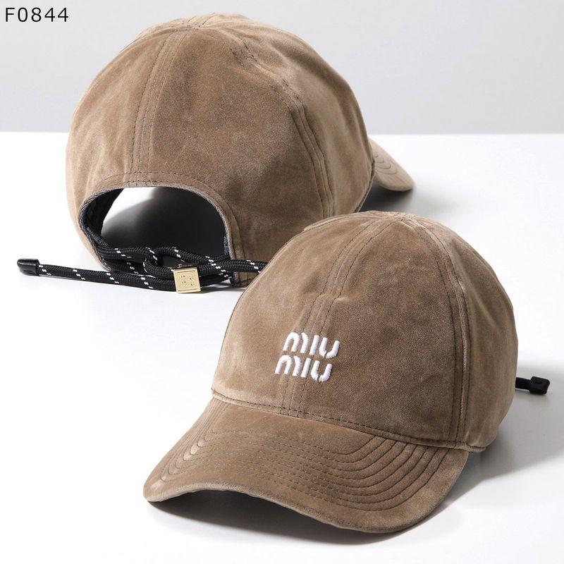 miu miu（ミュウミュウ） ベースボールキャップ 5HC369 2CUA