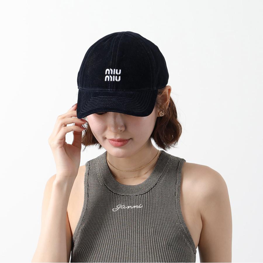 miu miu（ミュウミュウ） ベースボールキャップ 5HC369 2CUA
