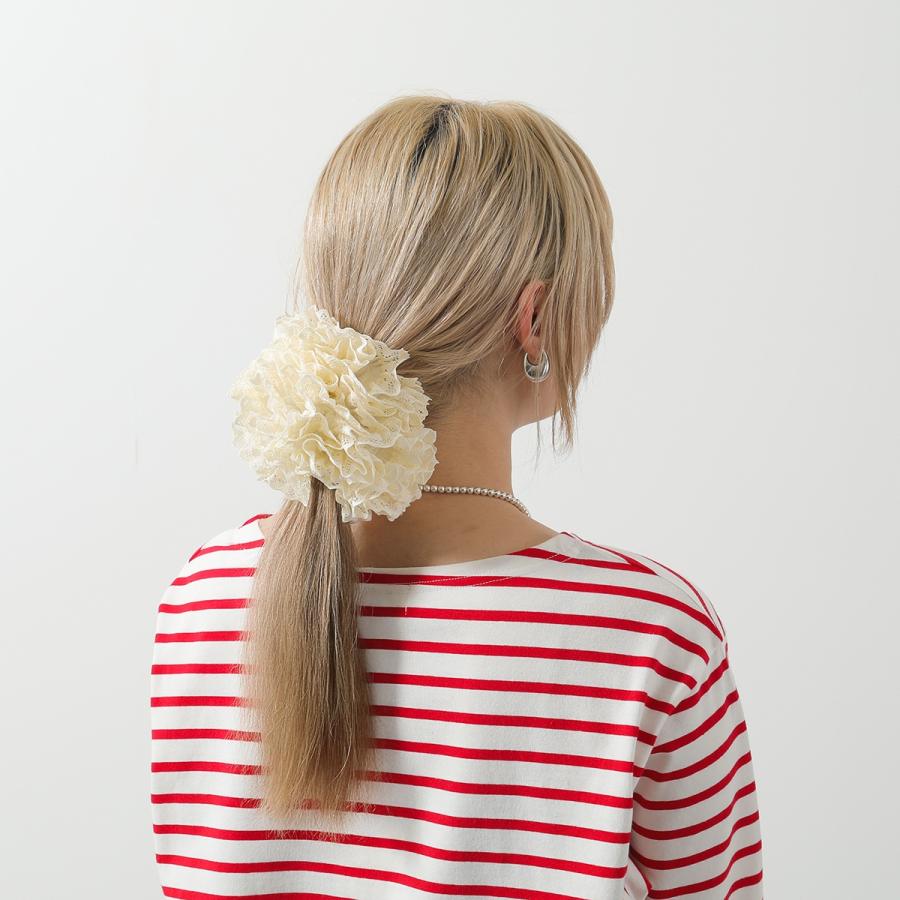 Good Squish フリルヘアバンド ホワイト GOOD SQUISH（グッド スクイッシュ） グッド スクイッシュ シュシュ