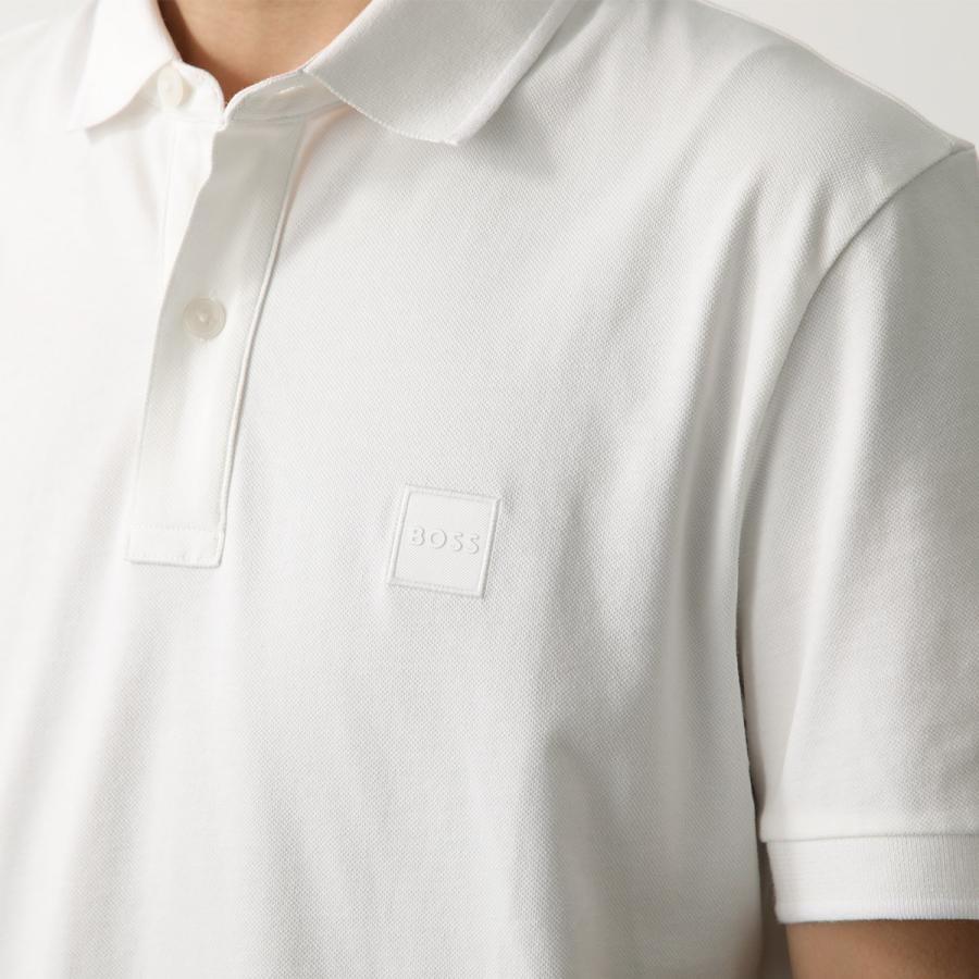 新品✨【HUGO BOSS】半袖ポロシャツ ピマコットン ホワイト L サイズ HUGO BOSS REGULAR FIT PIMA COTTON ヒューゴボス 半袖 ポロシャツ