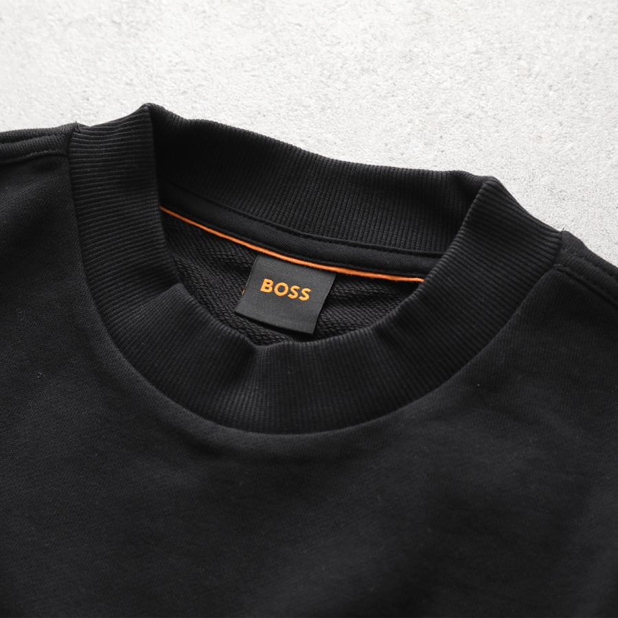 ヒューゴボス HUGO BOSS スウェット トレーナー フロッキー S 黒 HUGO BOSS（ヒューゴ・ボス） トレーナー 50509270 メンズ 長袖 クルー