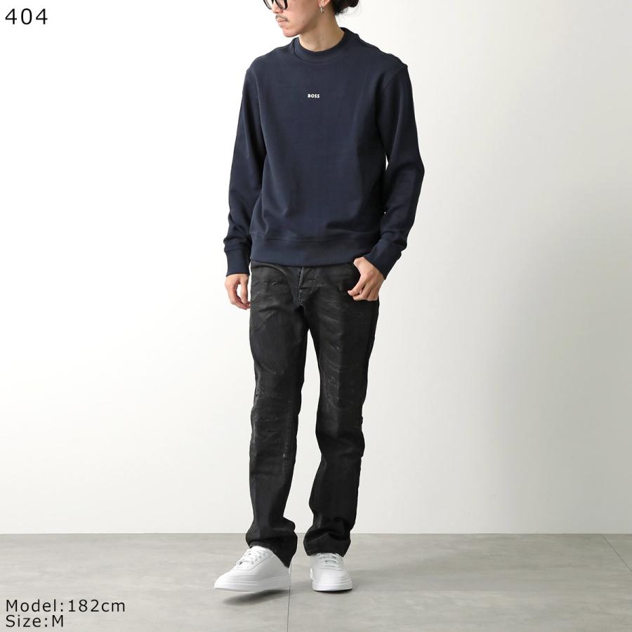 HUGO BOSS ORANGE ヒューゴボス オレンジ スウェット 50514541 メンズ コットン 長袖 トレーナー クルーネック ロゴ カラー3色_6
