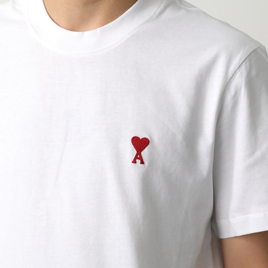 AMI PARIS アミパリス ハートロゴ 半袖Ｔシャツ BFUTS035.724 001 レディース メンズ ブラック AMI Alexandre Mattiussi ami paris アミパリス Tシャツ BFUTS035.724
