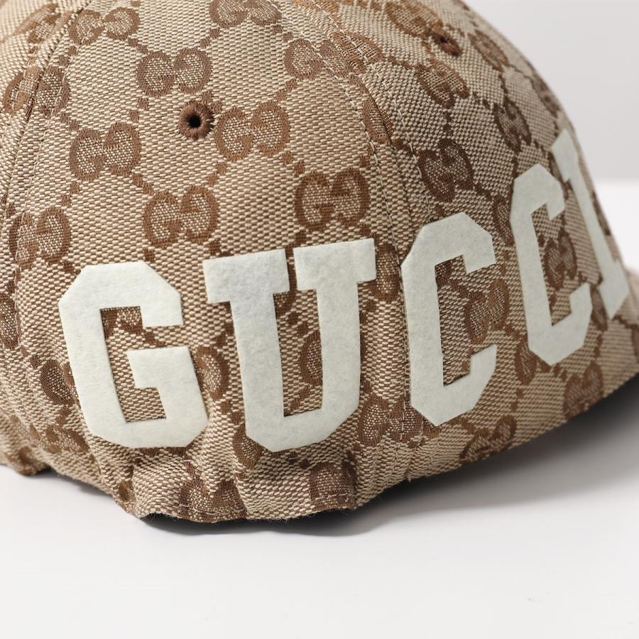 【未使用品】GUCCI グッチ　ジャンボGGキャンバス　ベースボールキャップ GUCCI】グッチ『ジャンボ GGキャンバス ベースボールキャップ sizeL