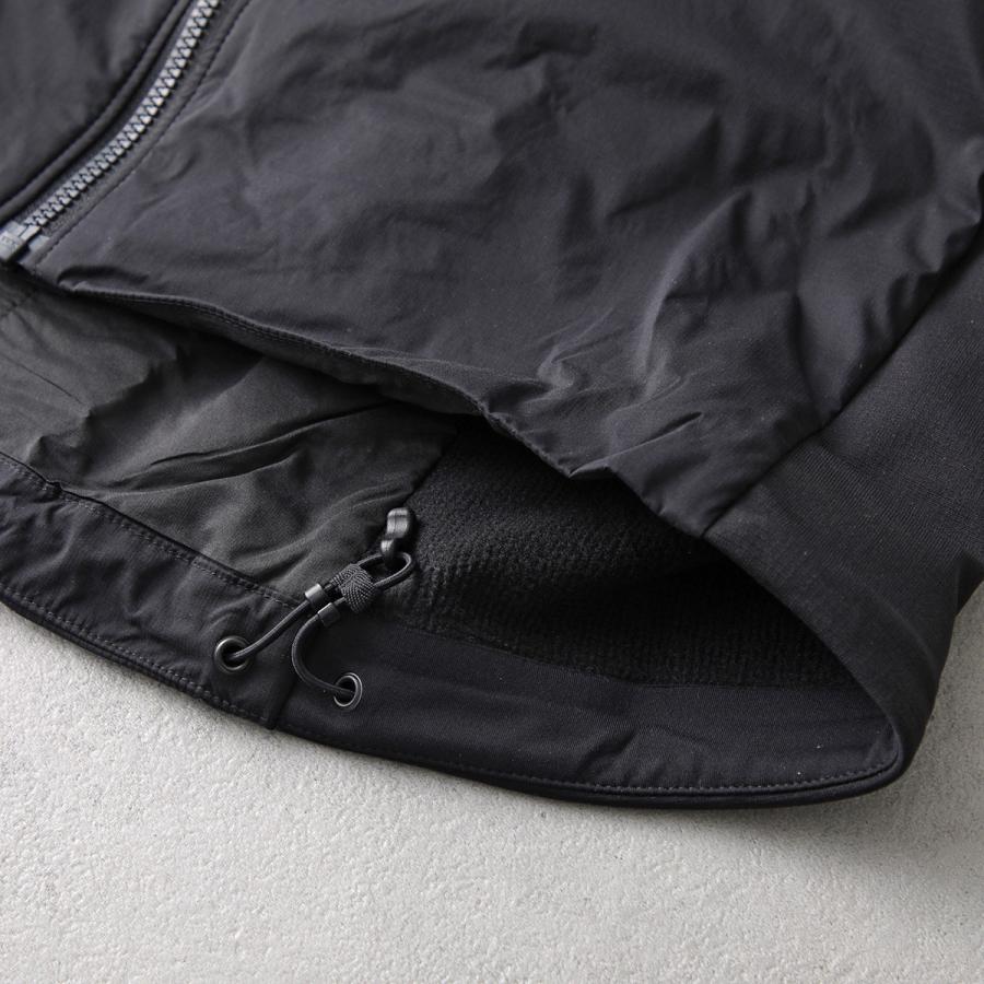 ARC'TERYX アークテリクス 中綿ジャケット Atom Hoody M アトム フーディ X000009556 メンズ 撥水 フード付き ロゴ刺繍 ナイロン Blackの画像