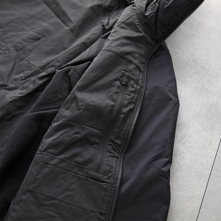 ARC'TERYX アークテリクス 中綿ジャケット Atom Hoody M アトム フーディ X000009556 メンズ 撥水 フード付き ロゴ刺繍 ナイロン Blackの画像