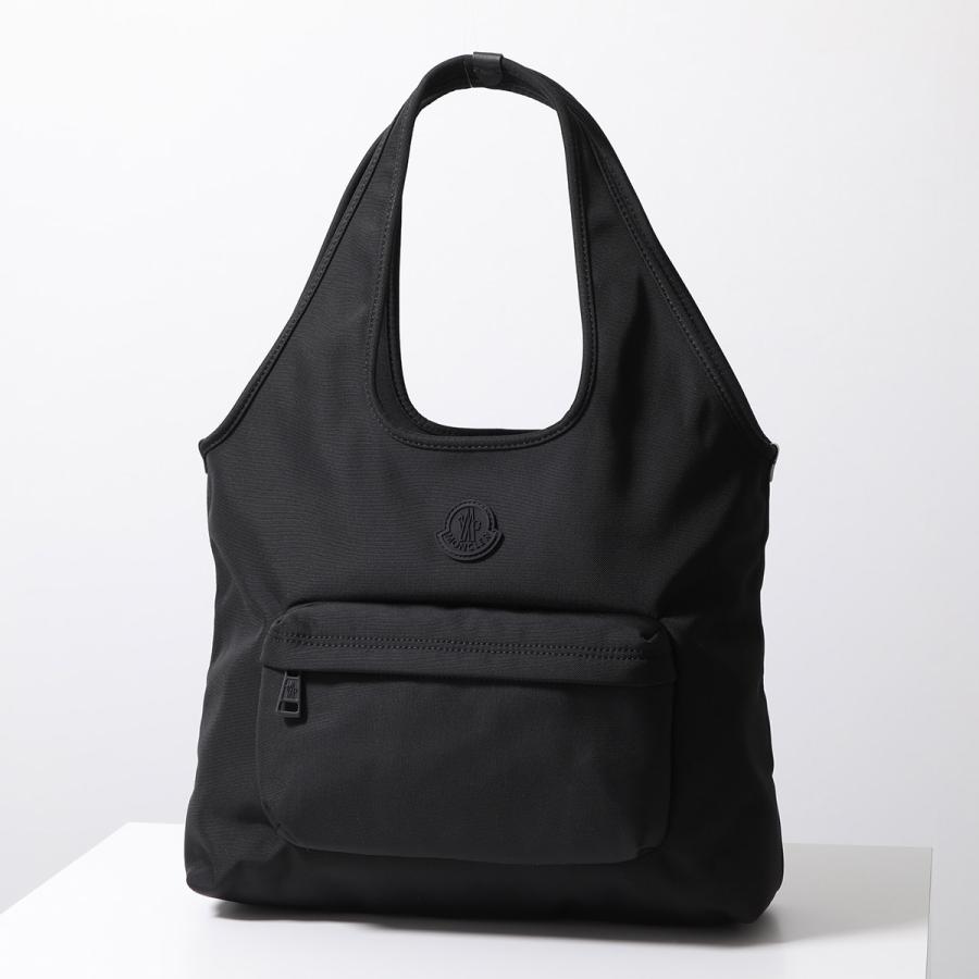 【新品】モンクレール バッグ トートバッグ MONCLER モンクレ 「PIERRICK TOTE」 ナイロン ラバーロゴ トート 肩掛け A4対応 5D00001 M4162 999 (ブラック) アウトレット メンズ レディース 送料無料 MONCLER（モンクレール） トートバッグ PIERRICK TOTE ピアリック