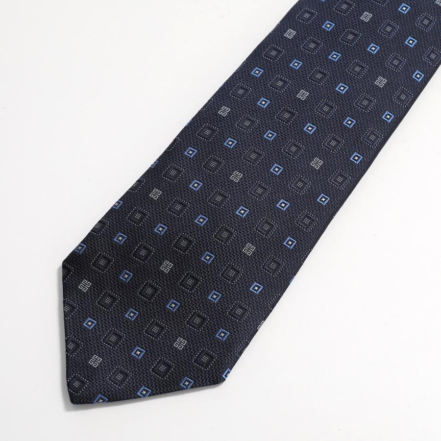 Givenchy（ジバンシィ）ネクタイ4Gエンブレム　ジャガード　ロゴ入りシルク GIVENCHY（ジバンシィ） ネクタイ J5901 メンズ 4Gエンブレム
