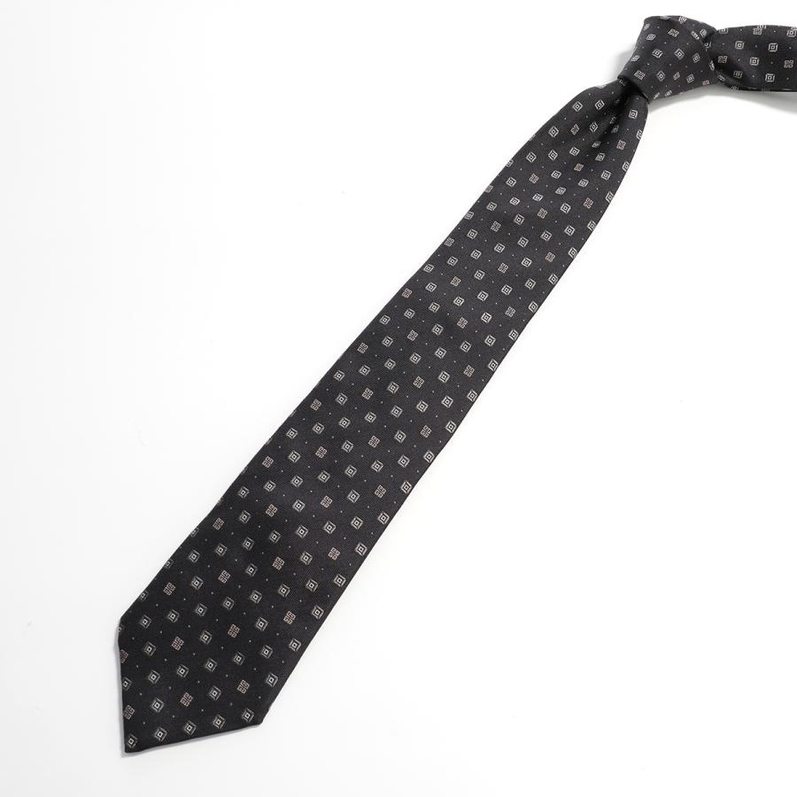 Givenchy（ジバンシィ）ネクタイ4Gエンブレム　ジャガード　ロゴ入りシルク GIVENCHY（ジバンシィ） ネクタイ J5903 レギュラータイ 4Gエンブレム