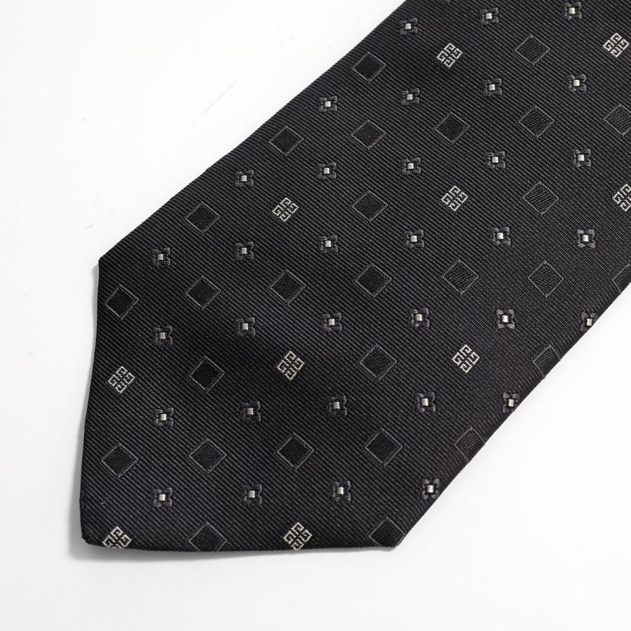 Givenchy（ジバンシィ）ネクタイ4Gエンブレム　ジャガード　ロゴ入りシルク GIVENCHY（ジバンシィ） ネクタイ J5906 メンズ シルクタイ 4G