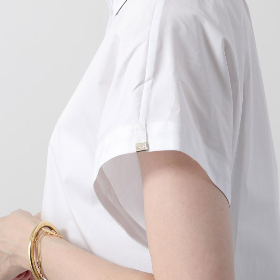 HERNO（ヘルノ） 半袖 シャツ BLUSA POPELINE MONOGRAM BL000017D-M01