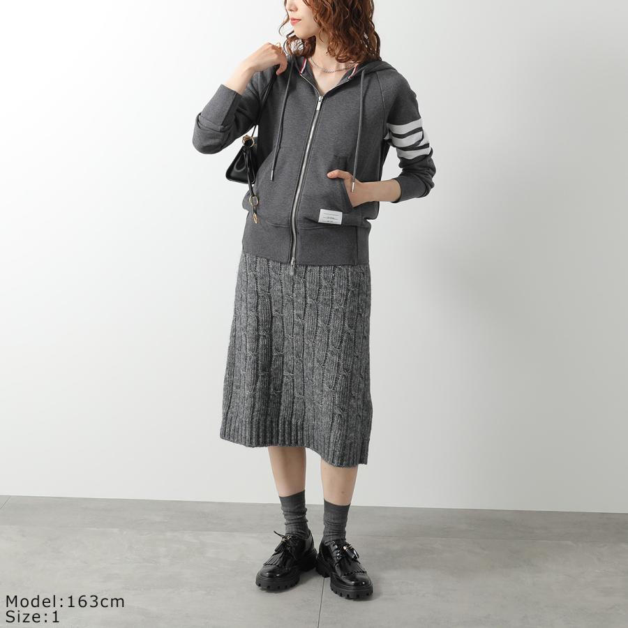 THOM BROWNE（トム ブラウン） ジップアップパーカー MJT022H-00535