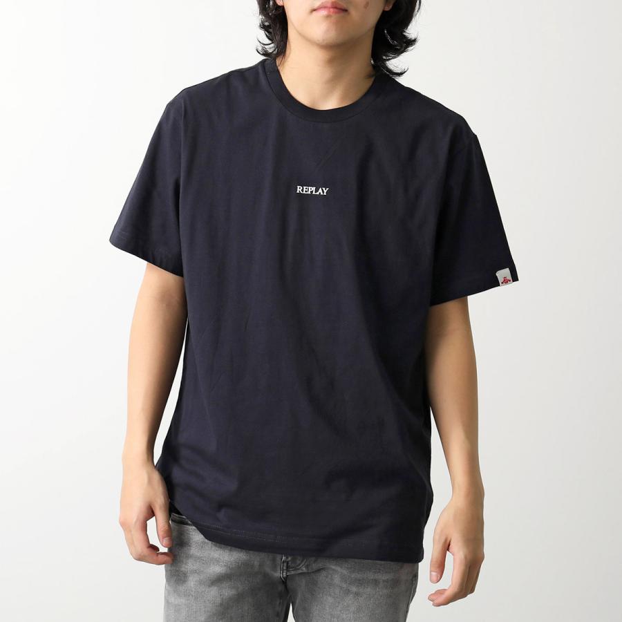 REPLAY リプレイブラック半袖　M6489L REPLAY（リプレイ） Tシャツ M3048 2660 メンズ 半袖 カットソー