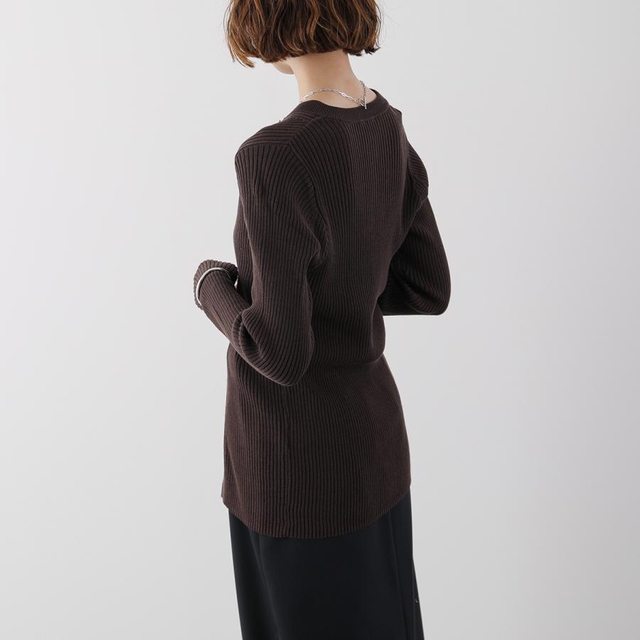 YENN イエン カーディガン COTTON RIB CARDIGAN Y251-91013 レディース