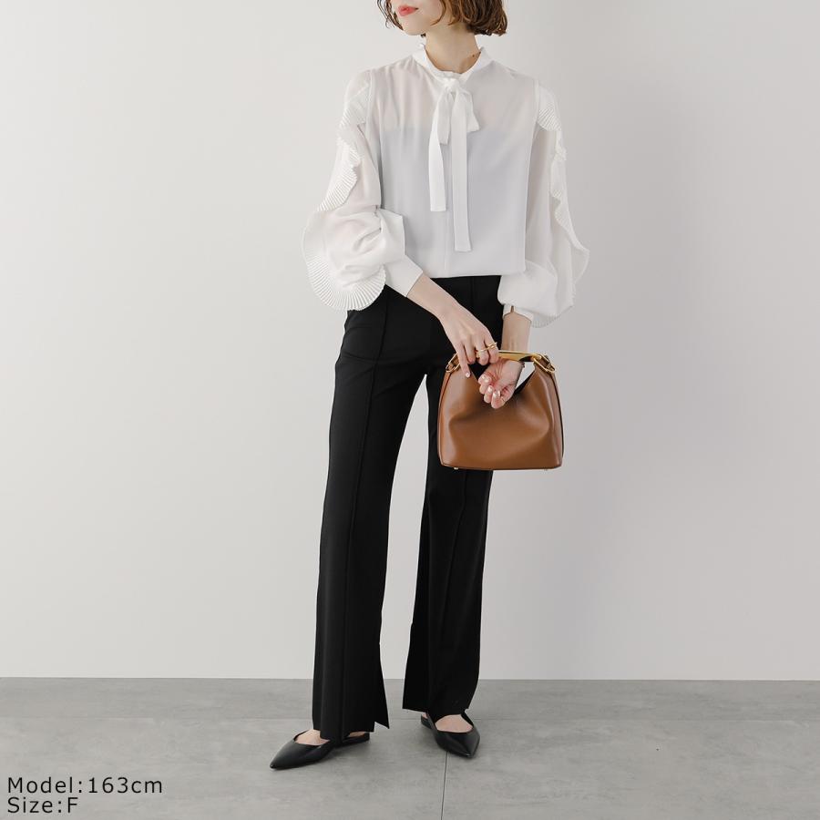 あな anana（アナナ） ブラウス a51-033 レディース 袖プリーツデザイン