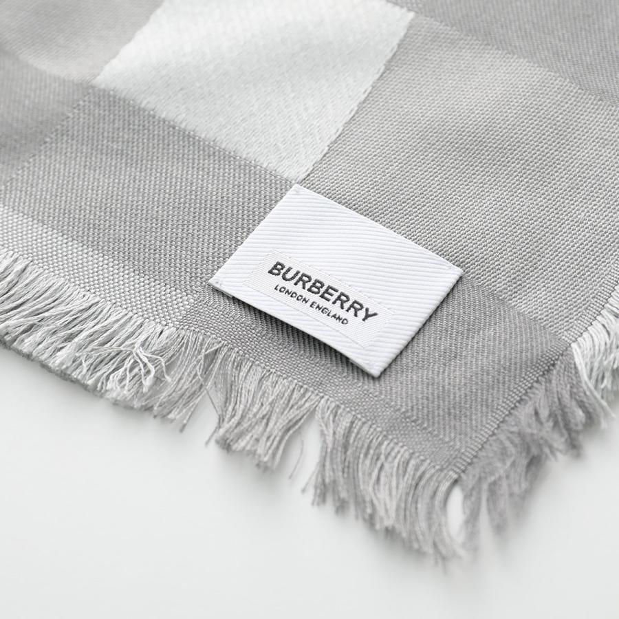 貴重未使用BURBERRYバーバリーノバチェックマフラーストールショールスカーフ BURBERRY（バーバリー） ストール GIANT CHECK GAUZE レディース