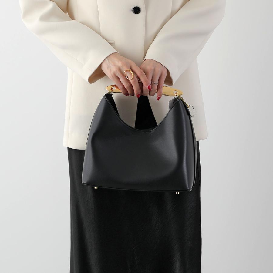 elleme Elleme エレメ ハンドバッグ Boomerang Leather ブーメラン