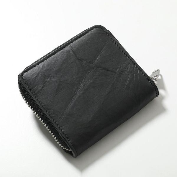 Y-3ミニ財布 Y-3 ワイスリー WALLET BLACK 財布 本革レザー 小銭＆カード入れ