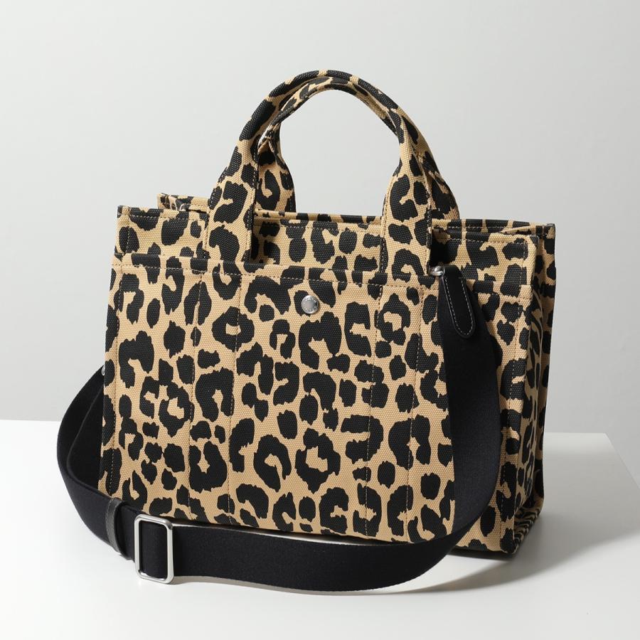 COACH（コーチ） ハンドバッグ LEOPARD CARGO TOTE レオパード カーゴ