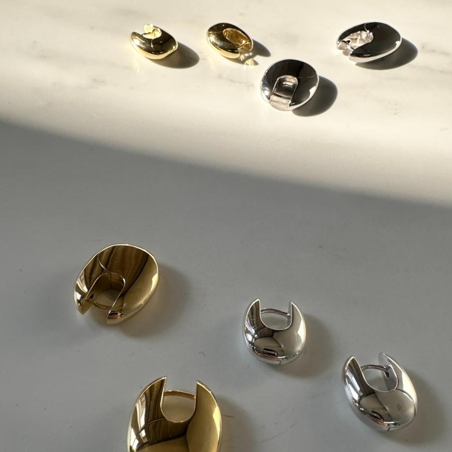 TOM WOOD（トムウッド） ピアス Pebble Hoops Small ぺブル フープ