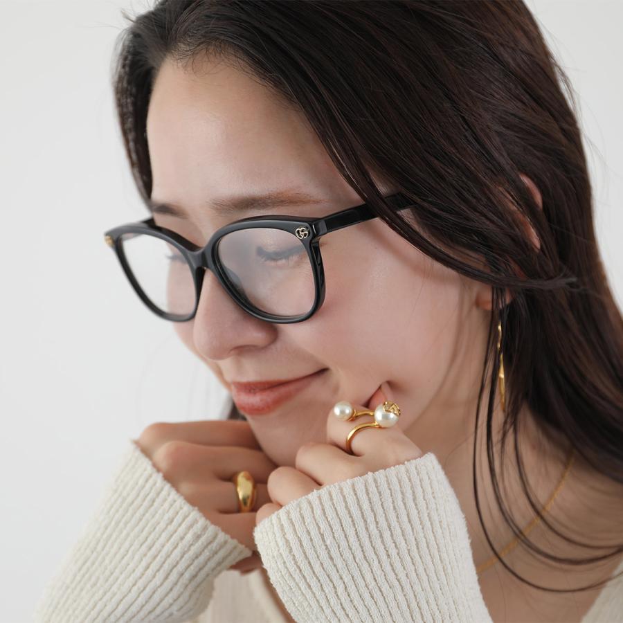 グッチ メガネ　眼鏡　めがね　GUCCI ブラック　黒　GGマーモント　新品同様　美品　r126 【中古】 GUCCI - グッチ メガネ 眼鏡 めがね GUCCI ブラック 黒 GGマーモント