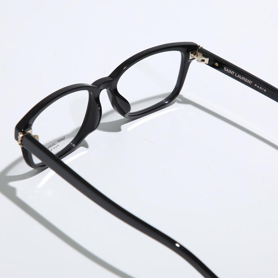 サンローランパリ  SL M151/J ロゴテンプルスクエアフレーム眼鏡 メンズ 52□16-140 SAINT LAURENT サンローラン メガネ SL M151/J メンズ スクエア型