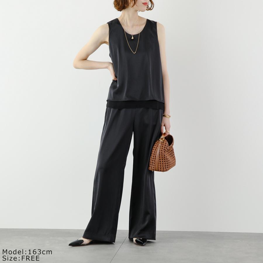 MICA&DEAL（マイカアンドディール） マイカ＆ディール サテンパンツ