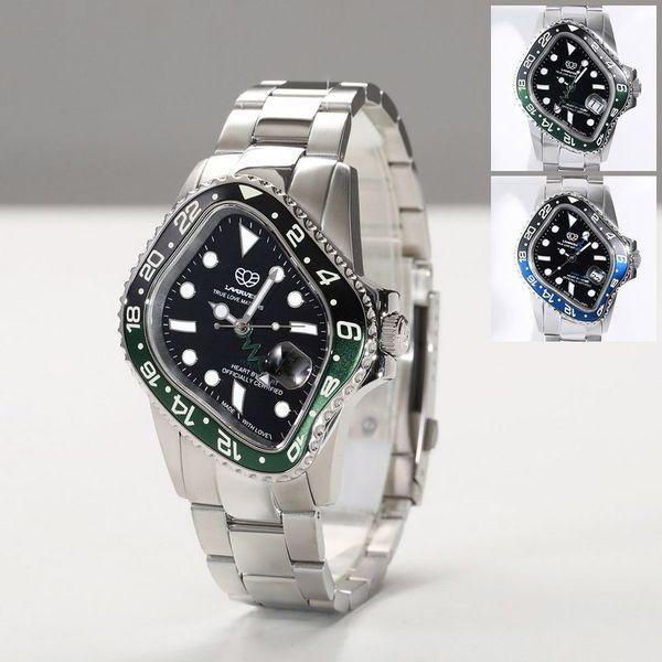 LAARVEE ラーヴィー 腕時計 PEA001GMT メンズ ウォッチ ステンレス