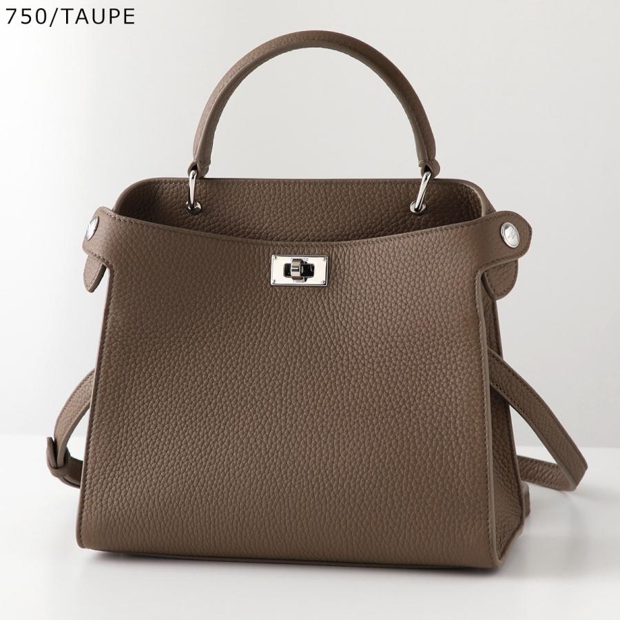 【michino/ミチノパリ】 ルテス ミニ グレージュ ハンドバッグ - ルテス ミニ グレージュ