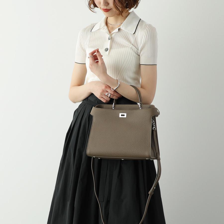 【美品】  Michino Paris / ミチノ パリ | LUTECE PM ルテス レザー 2way ショルダーバッグ | ブラック | レディース ミチノ パリ michino PARIS ハンドバッグ 2WAY LUTECE PM ルテス
