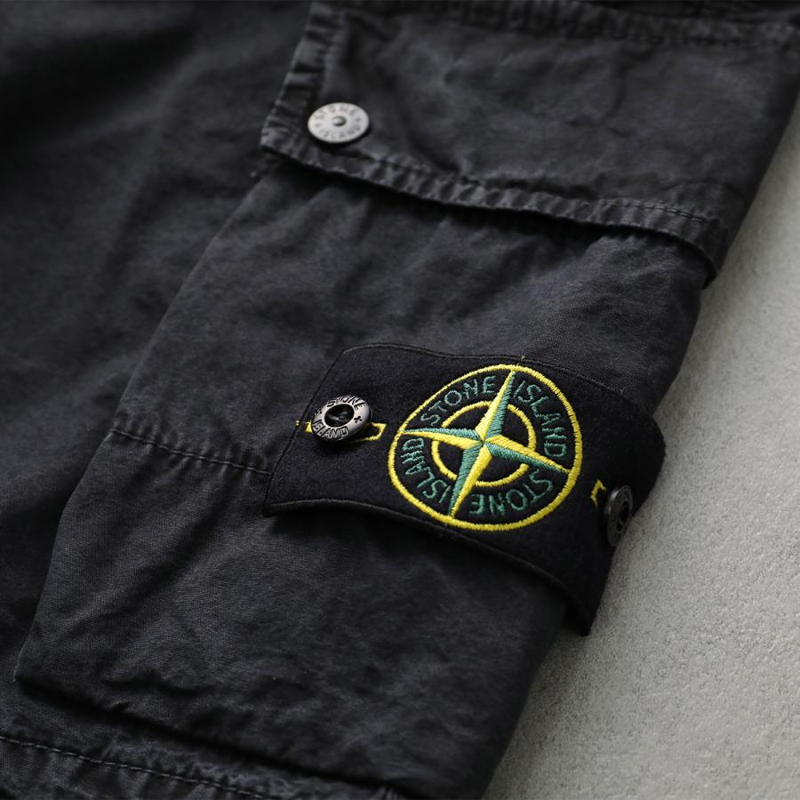 STONE  ストーンアイランド ロゴ ワッペン ショート パンツ STONE ISLAND 22SS ワッペン ストレッチ カーゴハーフパンツ