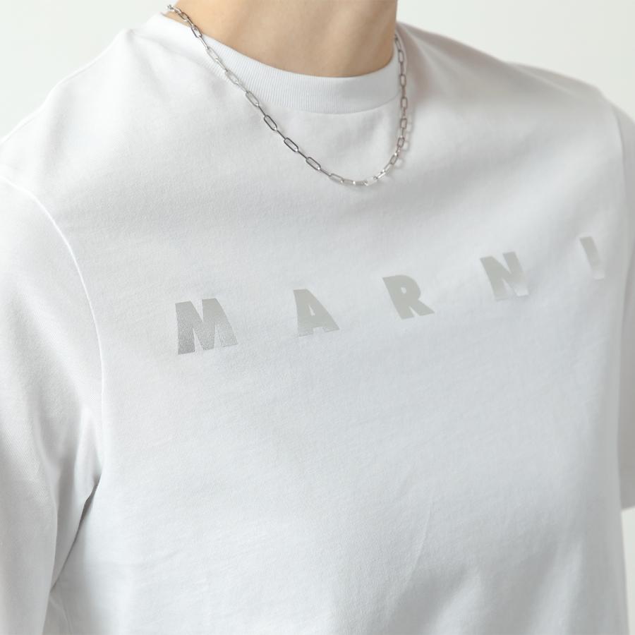 MARNI KIDS マルニ キッズ Tシャツ M01317 M00HZ レディース ガールズ 半袖 カットソー ロゴT クルーネック コットン カラー4色 M01317M00HZ0M803の画像