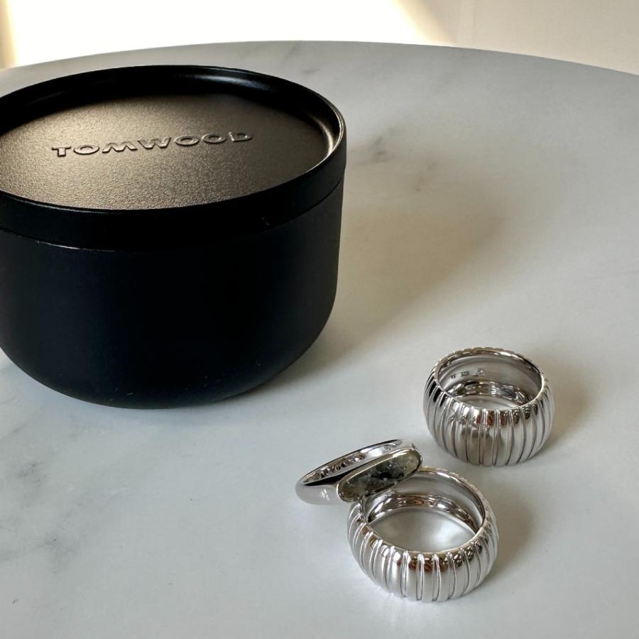 トムウッド　リング サイズ60 ラルビカイト TOMWOOD - Cushion Black Larvikite (M) / リング (ブラックラ