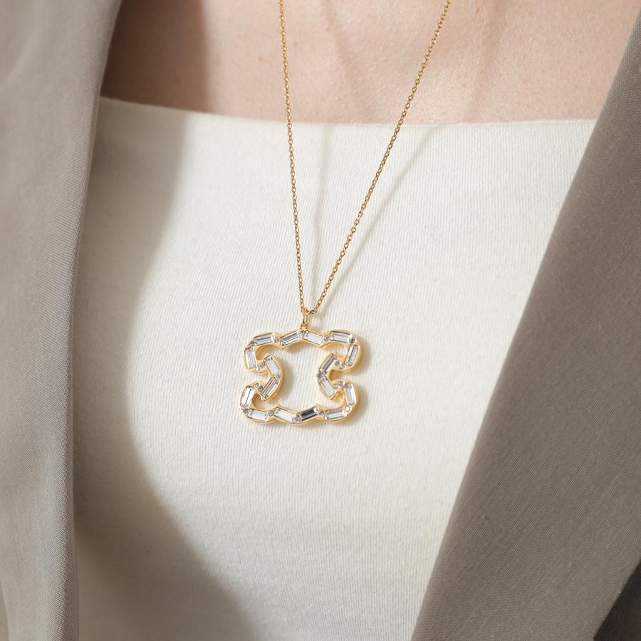 CELINE（セリーヌ） ネックレス Triomphe トリオンフ Sparkle