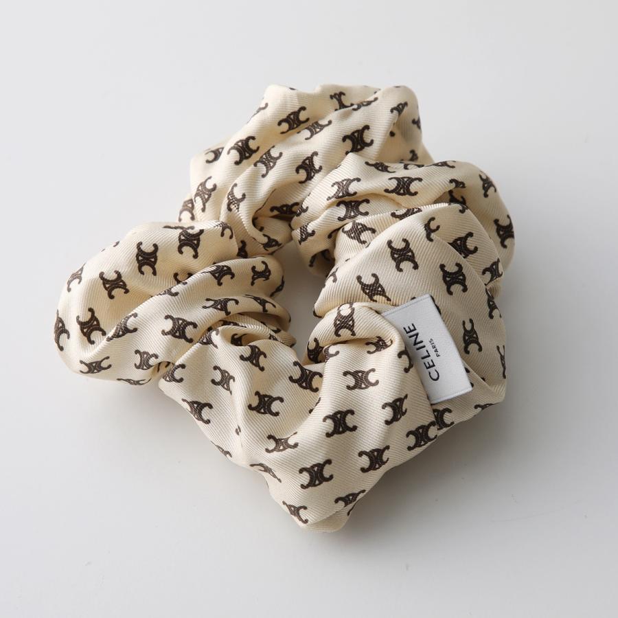 CELINE（セリーヌ） シュシュ Mini Triomphe Scrunchy 461DK2SIB.18LV