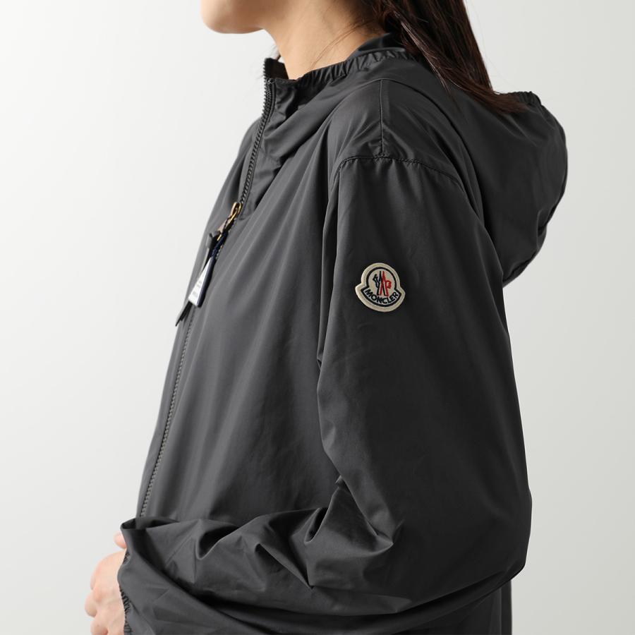 MONCLER モンクレール その他ジャケット FEGEOS Black Fegeos Hooded Jacket - Windbreakers & Raincoats for Women