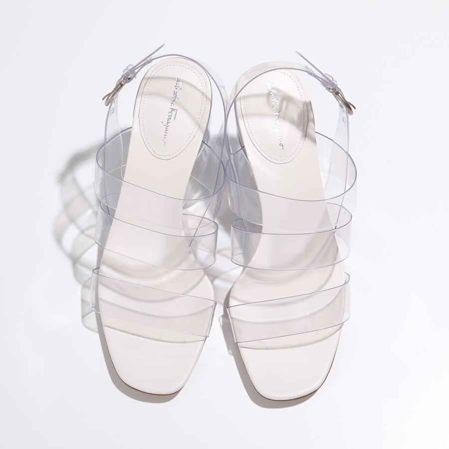 FERRAGAMO サンダル TREZZE 730461 クリア FERRAGAMO フェラガモ サンダル TREZZE 730461 レディース