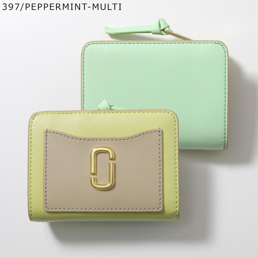 マークジェイコブス スナップショット レザーバイカラー コンパクト折財布