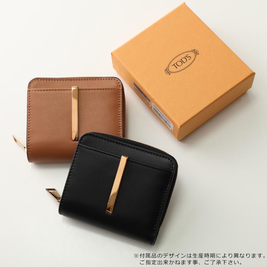 TOD'S ゴールド メッシュ二つ折り財布 トッズ 折り財布 TOD'S（トッズ） TOD'S 2つ折り財布(小銭入れ付き) XAWDBMAI200UPP